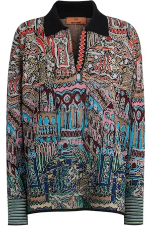 Missoni Graphic-print knitted jumper