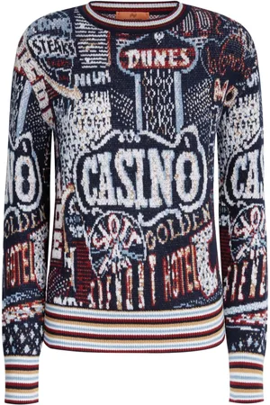 Missoni Graphic-print knitted jumper