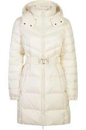 Twin-Set Belted padded coat