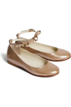 BONPOINT Gayle bow-detail leather ballerinas