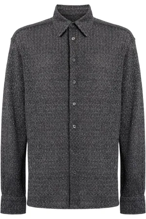 Missoni Metallic-threading ribbed shirt