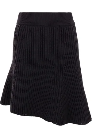 SACAI Ribbed-knit skirt