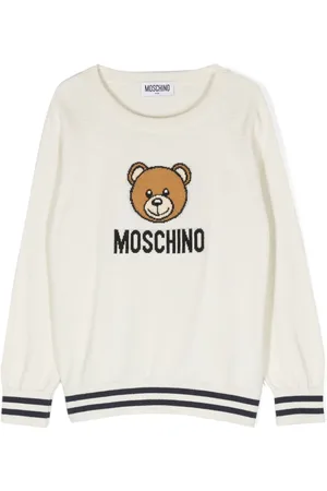Moschino Intarsia-knit logo sweater