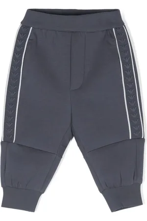 Emporio Armani Logo-tape track trousers