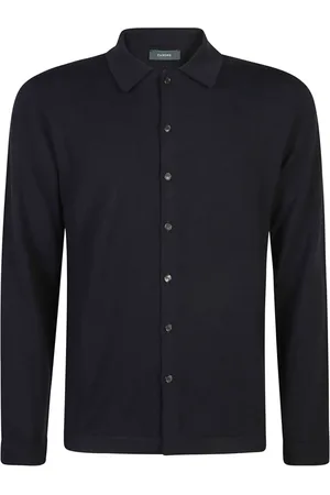 ZANONE Long-sleeved virgin wool shirt