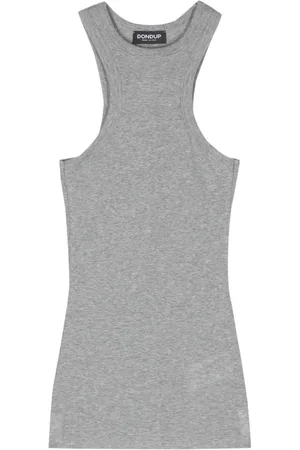 Dondup Ribbed jersey tank top