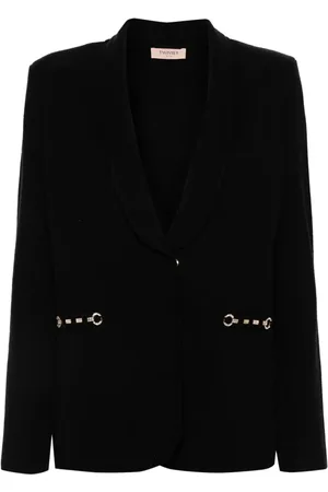 Twin-Set Embellished single-breasted blazer