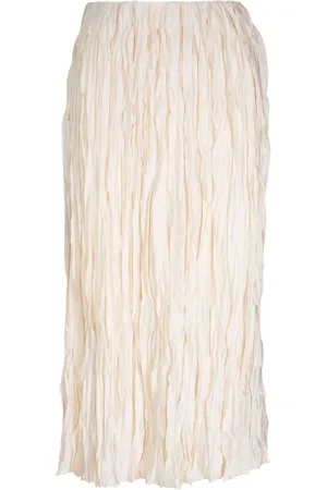 Vince Satin midi skirt