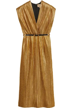 Gucci Cady lamé midi dress