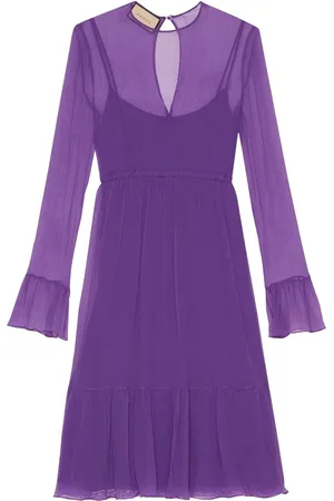 Gucci Silk chiffon midi dress