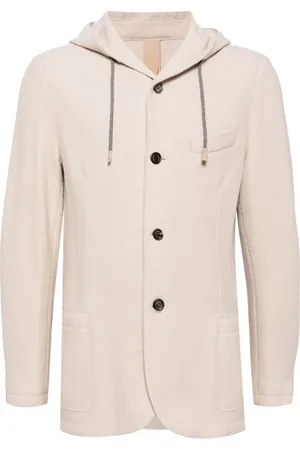 ELEVENTY Wool hooded jacket