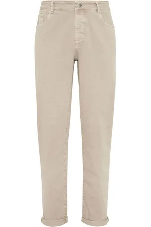 Brunello Cucinelli Straight-leg cotton jeans