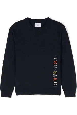 Trussardi Embroidered-logo sweater