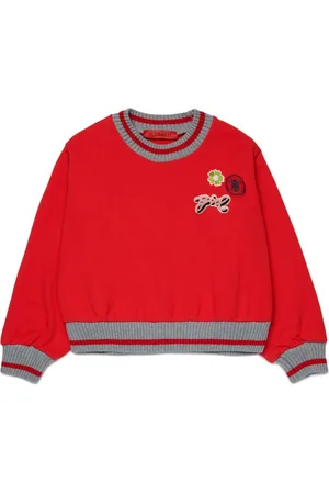 MAX&Co. Kids Patch-detail cotton jumper