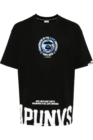 A Bathing Ape Logo print cotton T-shirt