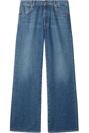 OFF-WHITE Wide-leg five-pocket jeans