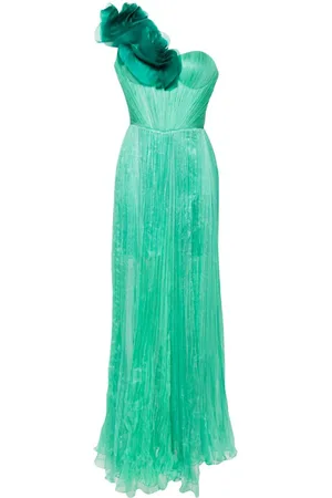 IRIS SERBAN Angelina one-shoulder gown
