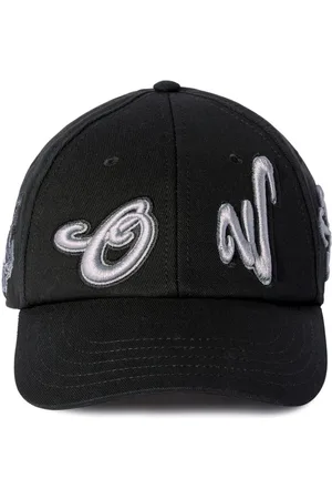 OFF-WHITE Embroidered cotton cap