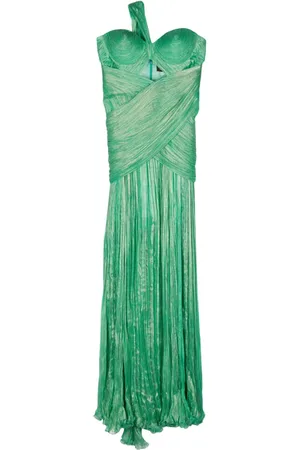 IRIS SERBAN Eva silk maxi dress