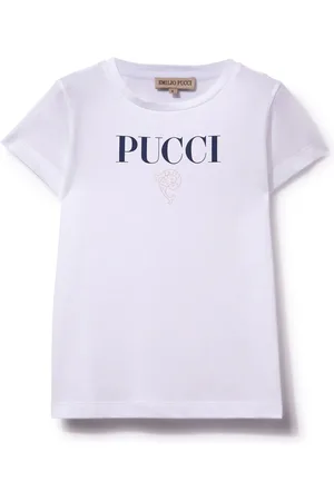 PUCCI Junior Logo-print cotton T-shirt
