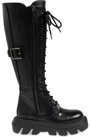 Casadei Lace-up leather boots