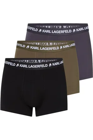 Karl Lagerfeld Logo-waistband boxers (pack of three)