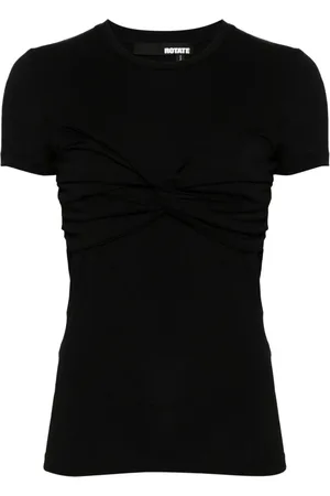 ROTATE Knot-detailed T-shirt