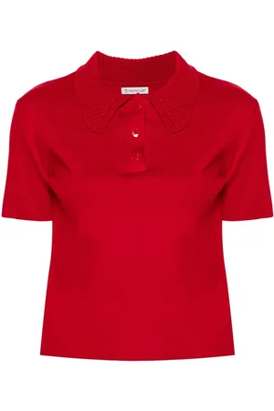 Moncler Logo-appliqué polo sweater