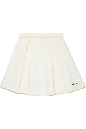 MAX&Co. Kids Logo-print cotton skirt