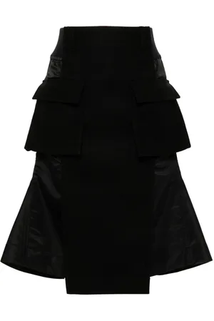 SACAI Panelled midi skirt