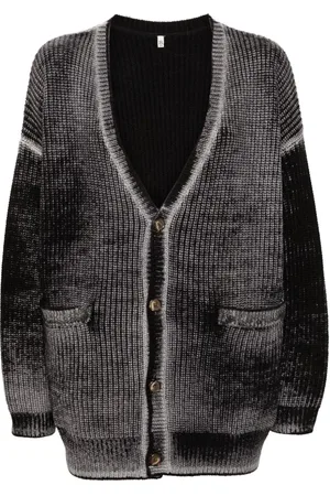 R13 Faded-effect cardigan