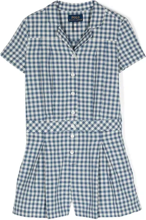 Ralph Lauren Gingham-check playsuit