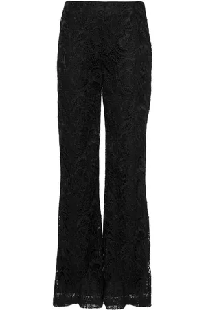 Twin-Set Macramé straight-leg trousers