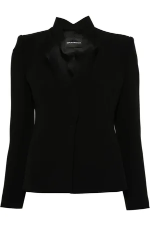 Emporio Armani Stand-up lapels blazer