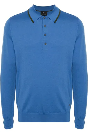 Paul Smith Merino-wool polo sweater