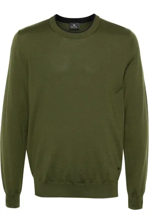 Paul Smith Merino-wool contrast-collar sweater