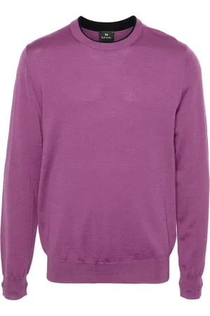 Paul Smith Merino-wool contrast-collar sweater