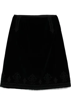 Saint Laurent 1970s velvet skirt