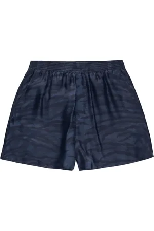 Stella McCartney Printed silk shorts