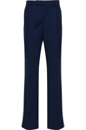 Gucci Fluid-drill striped trousers