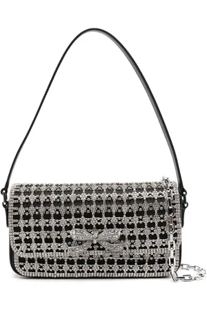 Self-Portrait Crystal shoulder bag
