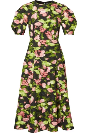 Erdem Midi short sleeved dress