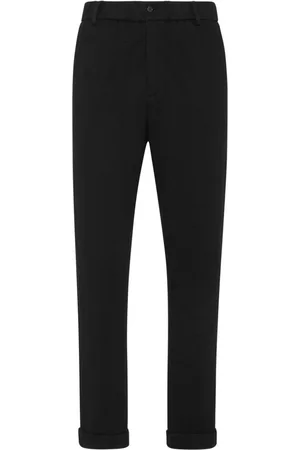 BILLIONAIRE Wool-silk tapered trousers