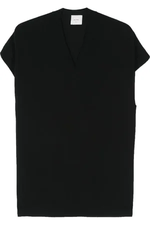ALYSI V-neck knitted top