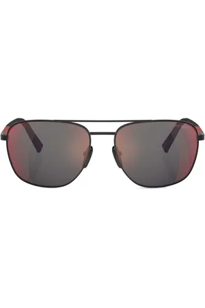 Prada Printed pilot-frame sunglasses
