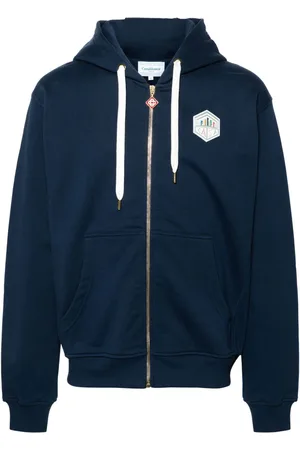 Casablanca Rubberised-logo hoodie