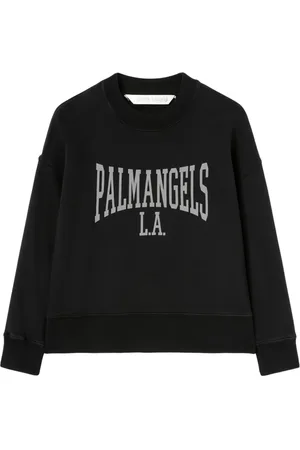 Palm Angels Logo-print drop-shoulder sweatshirt