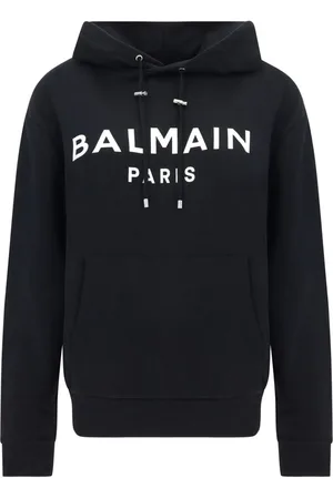 Balmain Logo print hoodie