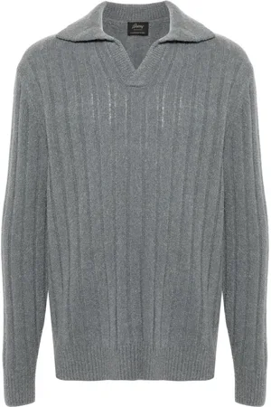 BRIONI Chunky-knit polo