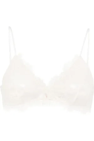 SEMICOUTURE Scallop-edge lace bra